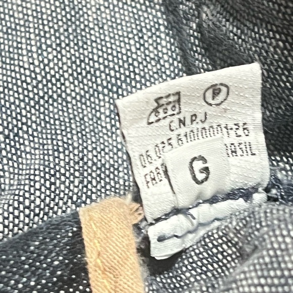 Y2K Vintage Cropped Denim Zipper on Sleeve Jean Jacket - Picture 7 of 13